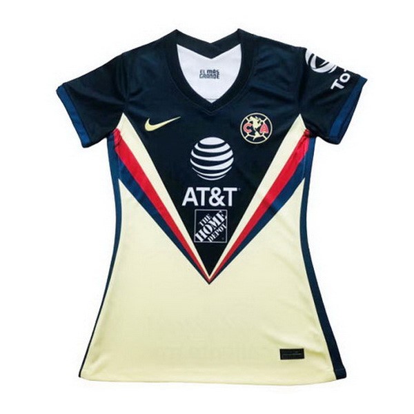 Camiseta Club América 1ª Mujer 2020 2021 Amarillo